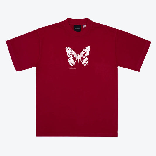 Bye Jeremy Butterfly T-Shirt Red