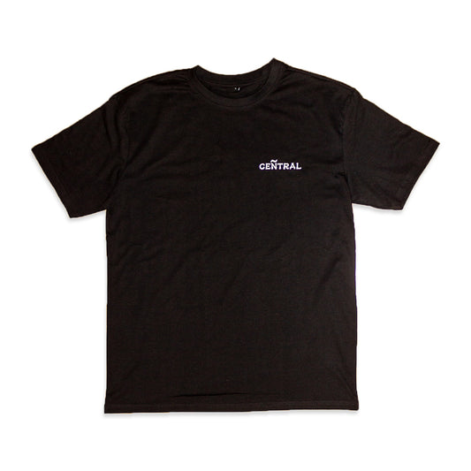 Ceñtral Embroidery Logo Black T-Shirt in