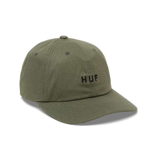 Huf Set OG Curved Visor 6 Panel Hat Avocado