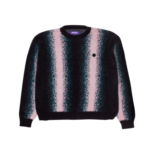 Fucking Awesome Faux Hairy Crewneck Black/Teal/Pink