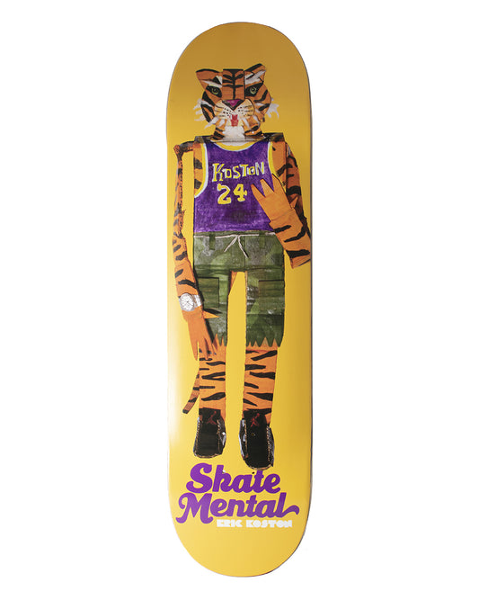 Patineta Mental Eric Koston Tiger Doll Board 8.125''/8.375''
