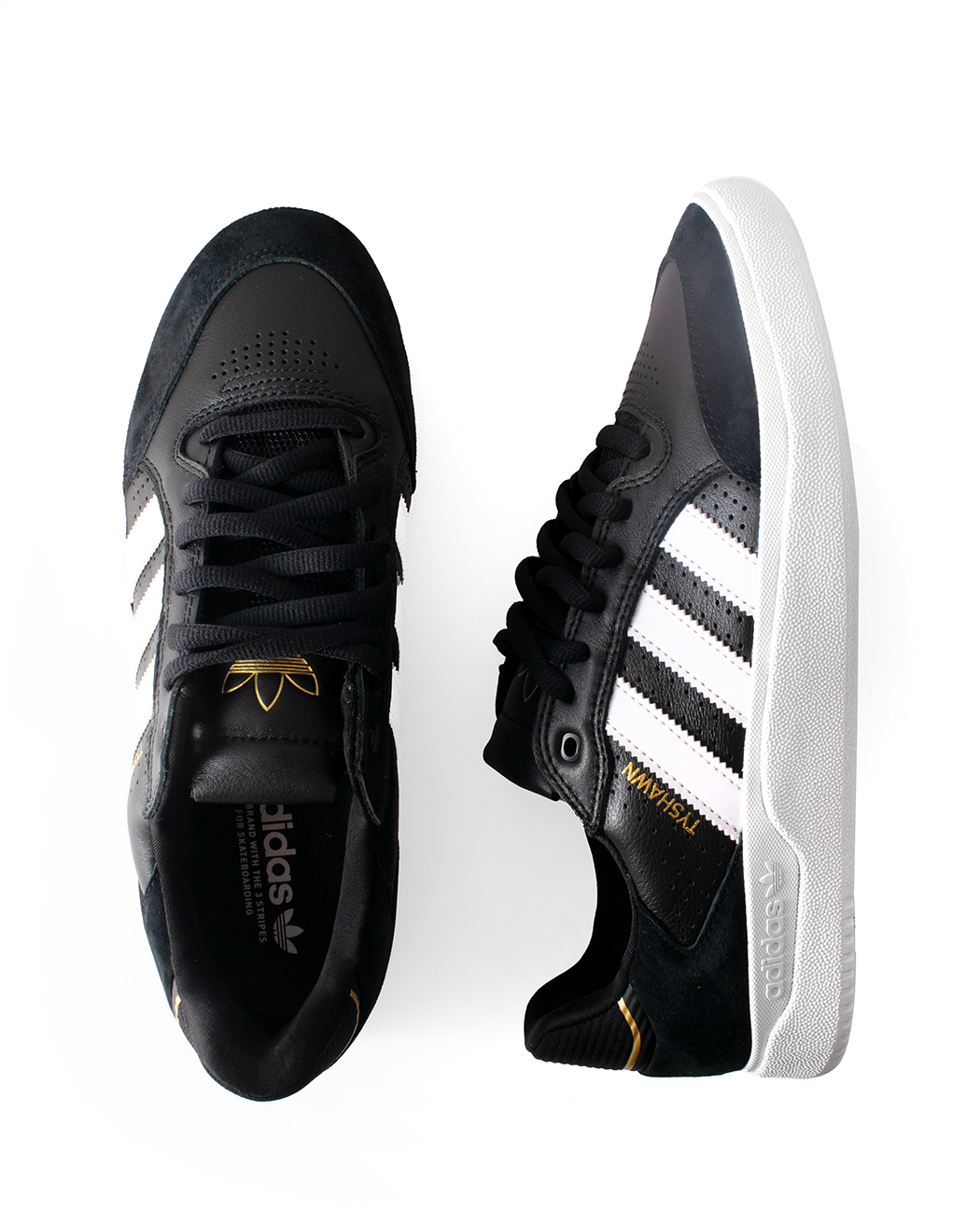 Adidas Tyshawn Low Black/White/Gold