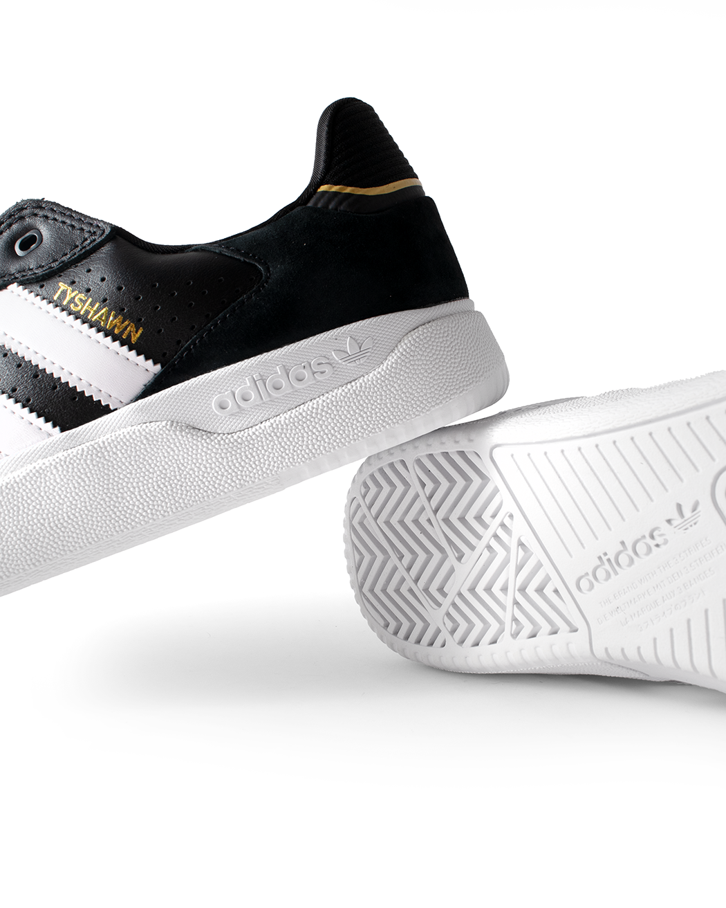 Adidas Tyshawn Low Negro/Blanco/Oro 