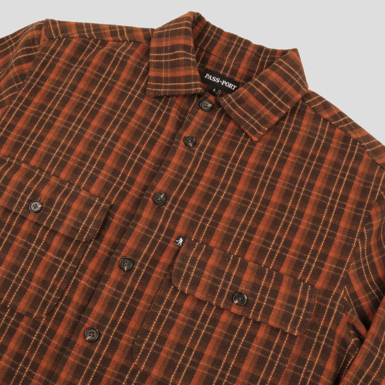 Pass-Port Workers Flannel Choc